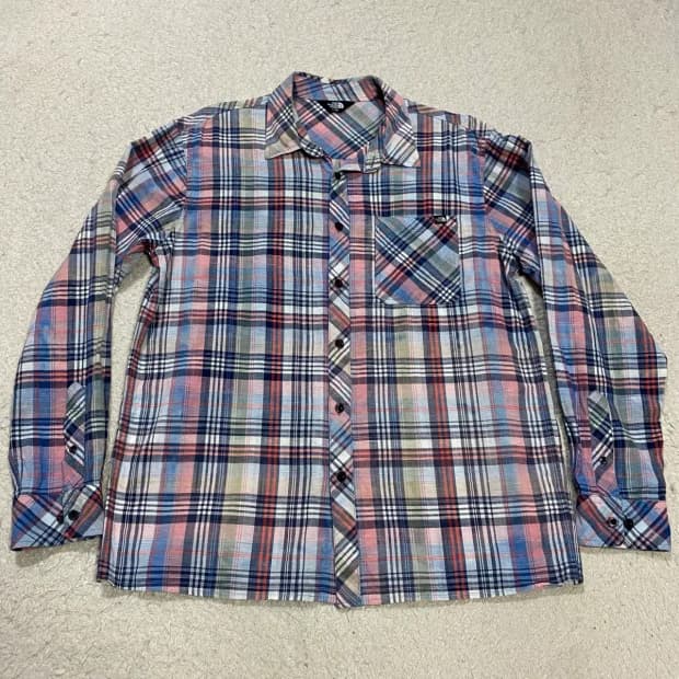 노스페이스 셔츠 체크 L 100