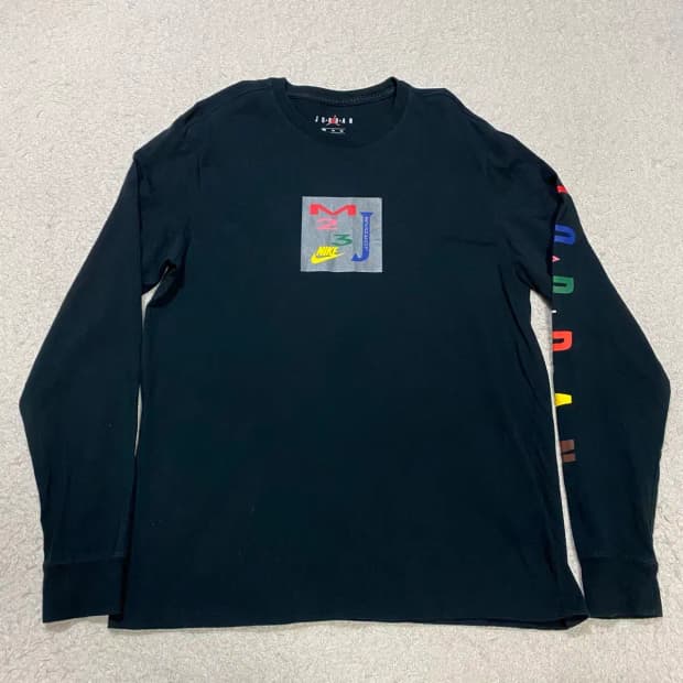 나이키 조던 긴팔티 롱슬리브 블랙 xl 105