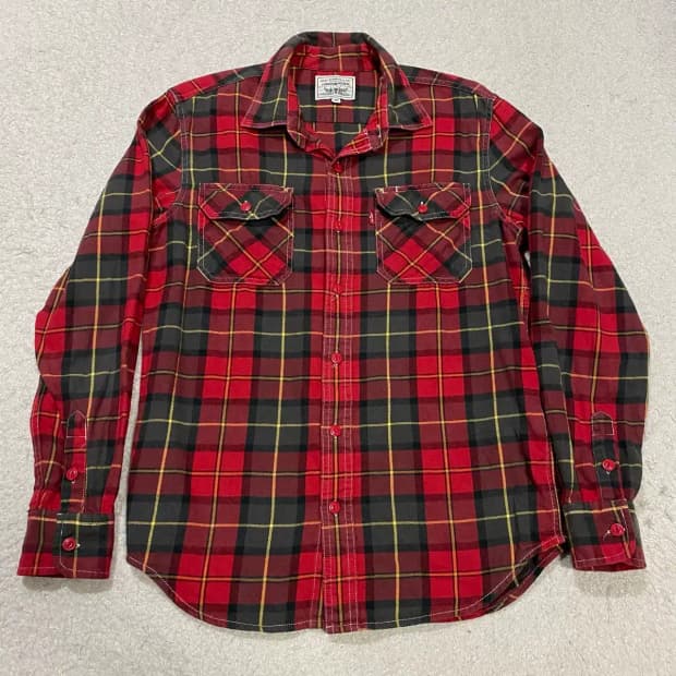 리바이스 셔츠 체크 m 95