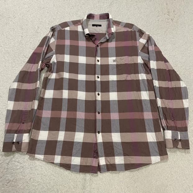 닥스 셔츠 체크 100