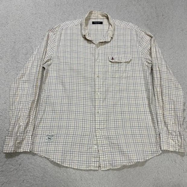 빈폴 셔츠 남방 체크 105