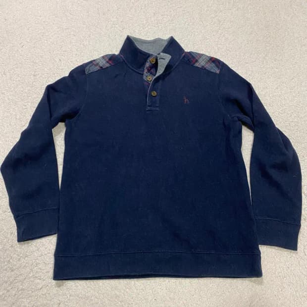 헤지스 니트 네이비 100