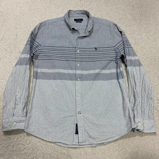 헤지스 셔츠 스트라이프 슬림핏 105