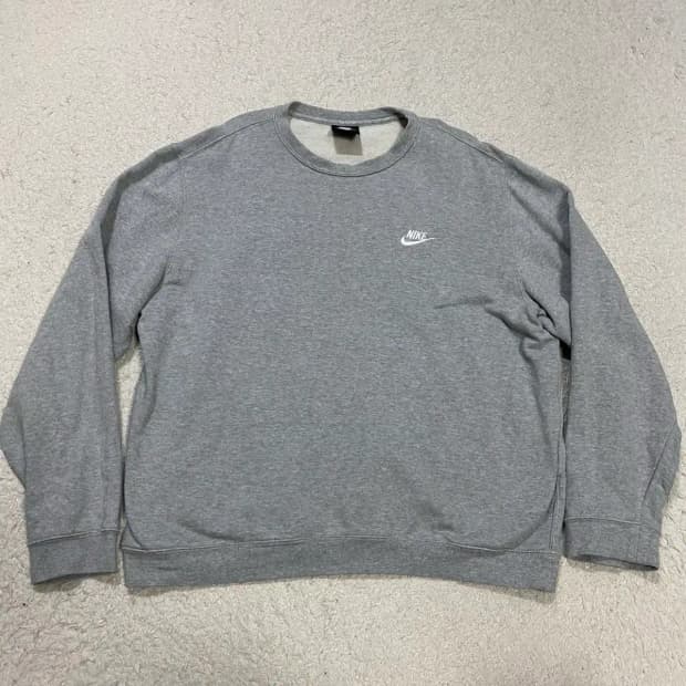 나이키 스우시 맨투맨 회색 xxl 110