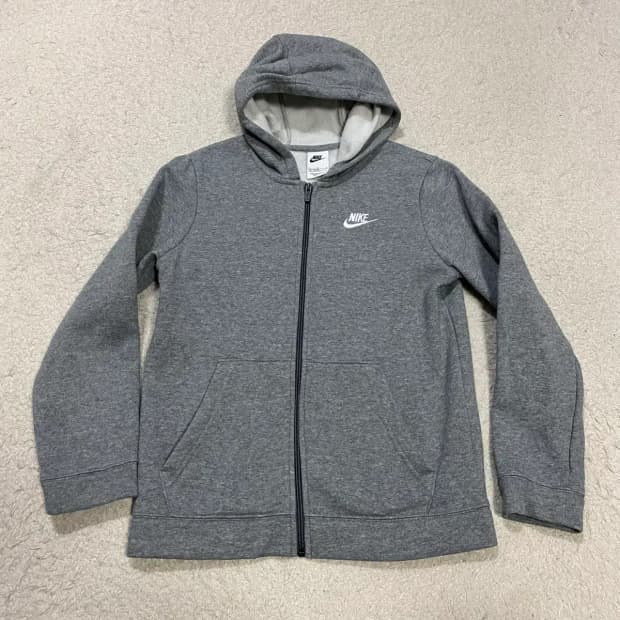 나이키 기모 후드집업 회색 여성 추천