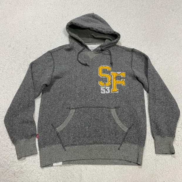 리바이스 SF 후드티 그레이 기모 m