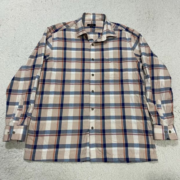 닥스 체크 긴팔 셔츠 105