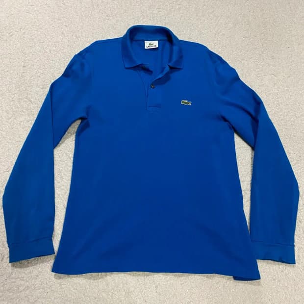 라코스테 블루 긴팔 카라티 95
