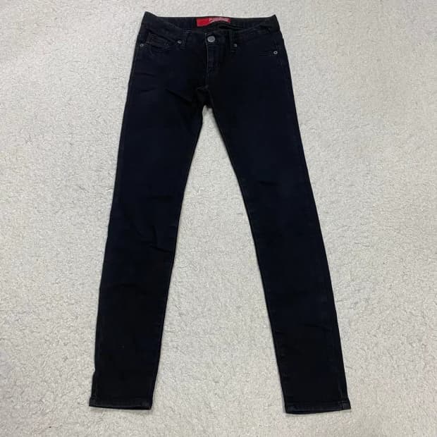 게스 블랙 스키니진 여성 26인치