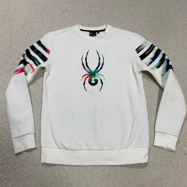 Spyder 스파이더 흰색 맨투맨티 s 90