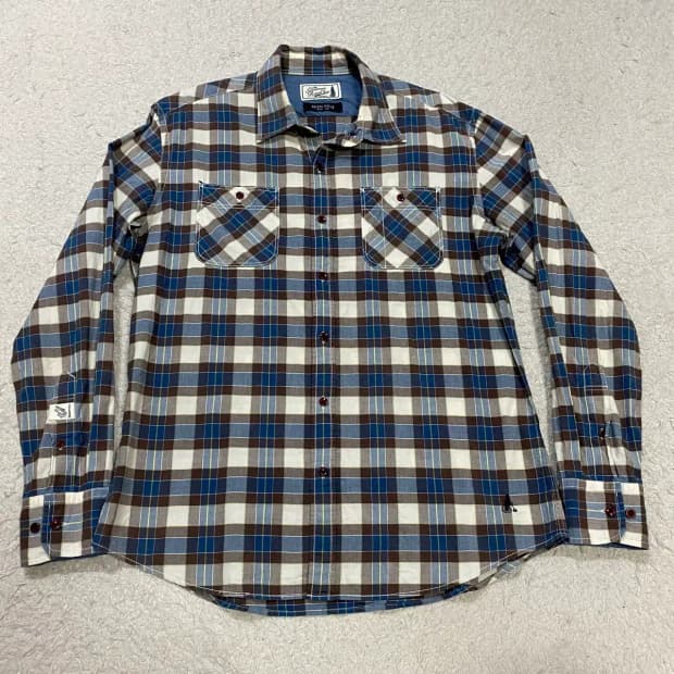 빈폴 셔츠 남방 체크 긴팔 105