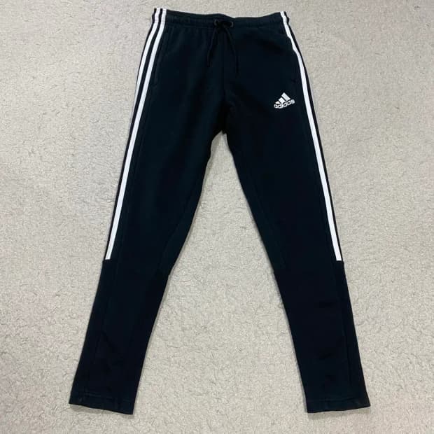 아디다스 삼선 트레이닝 바지 블랙 m