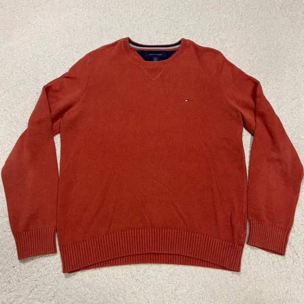 타미힐피거 니트 라운드 L