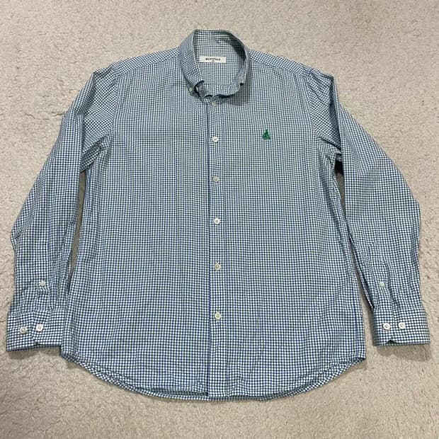빈폴 체크 긴팔 셔츠 100