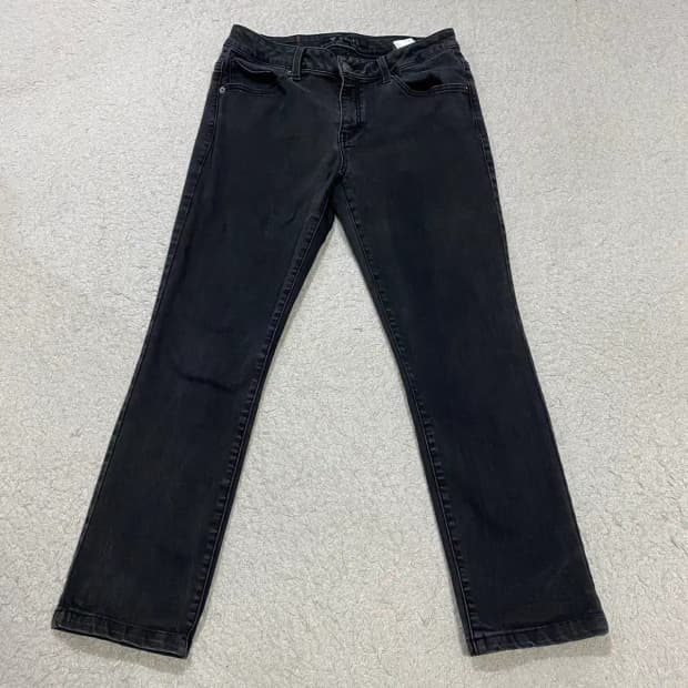 게스 흑청 데님 팬츠 32인치