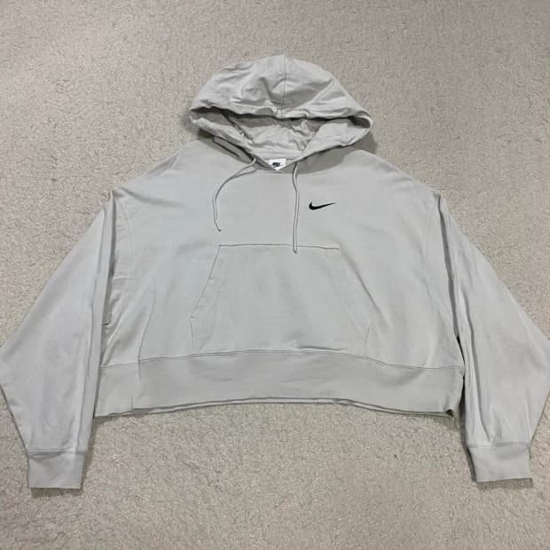 나이키 크롭 후드티 여성 s 80