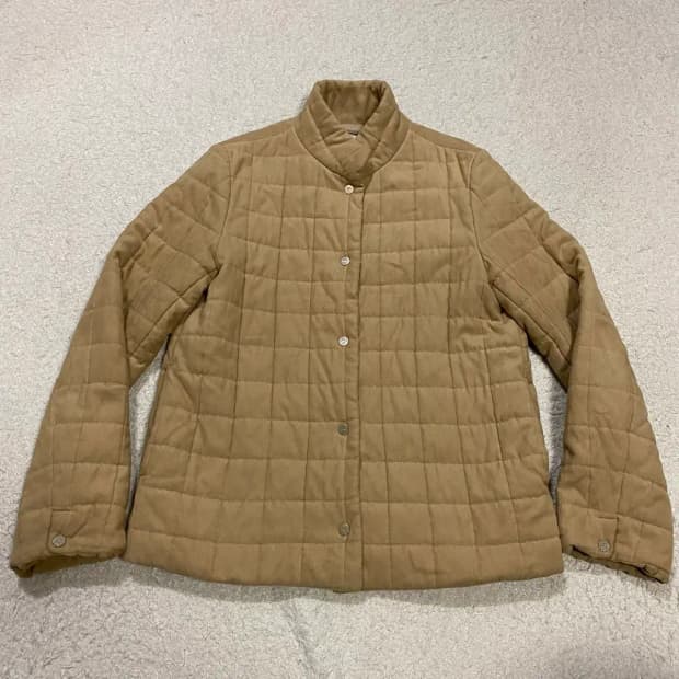 타임 점퍼 누빔