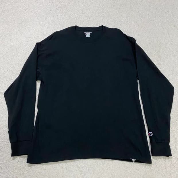 챔피온 블랙 긴팔티 롱슬리브 xl