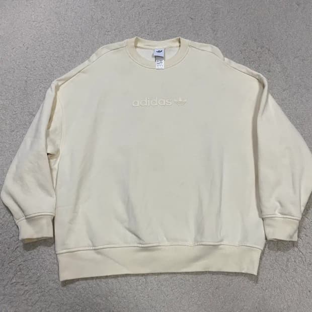 아디다스 맨투맨 기모 여성 xs