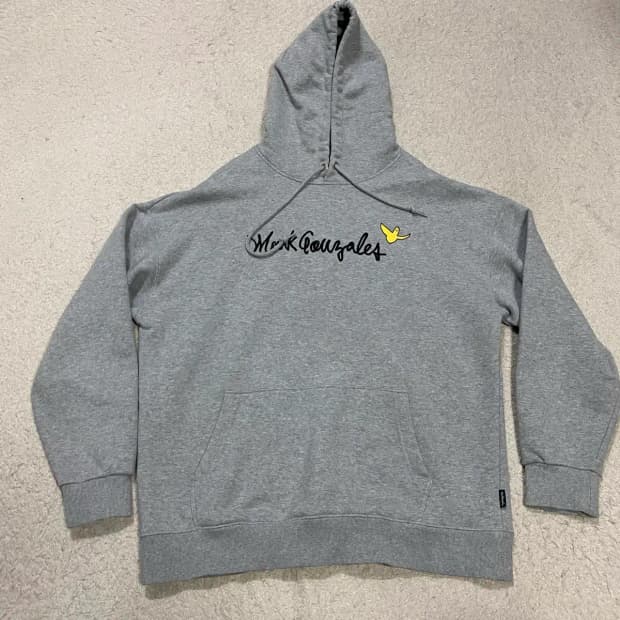 마크곤잘레스 회색 후드티 xl
