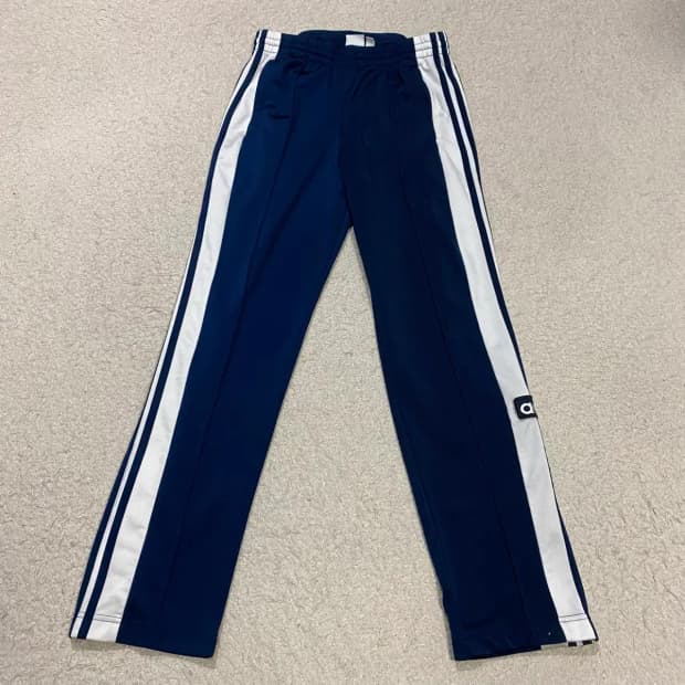 아디다스 삼선 트레이닝 바지 네이비 여성 xs