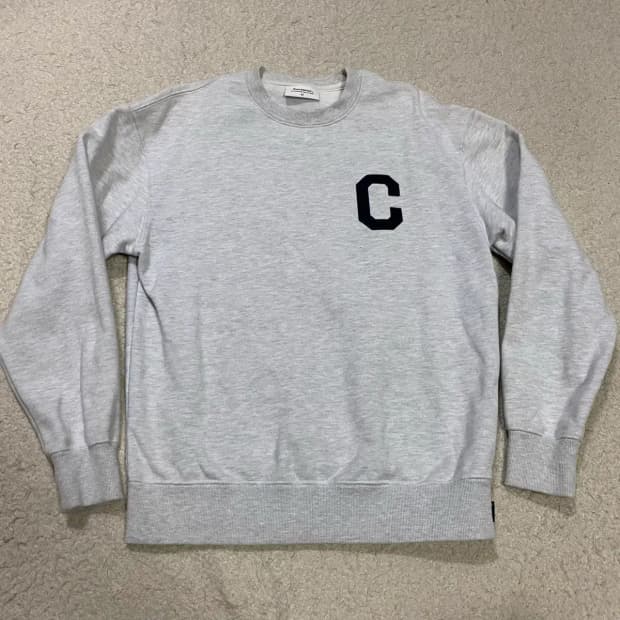 커버낫 C 로고 맨투맨 그레이 s