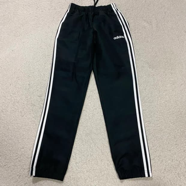아디다스 삼선 트레이닝 바지 블랙 m