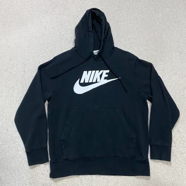 나이키 블랙 후드티 기모 m 95