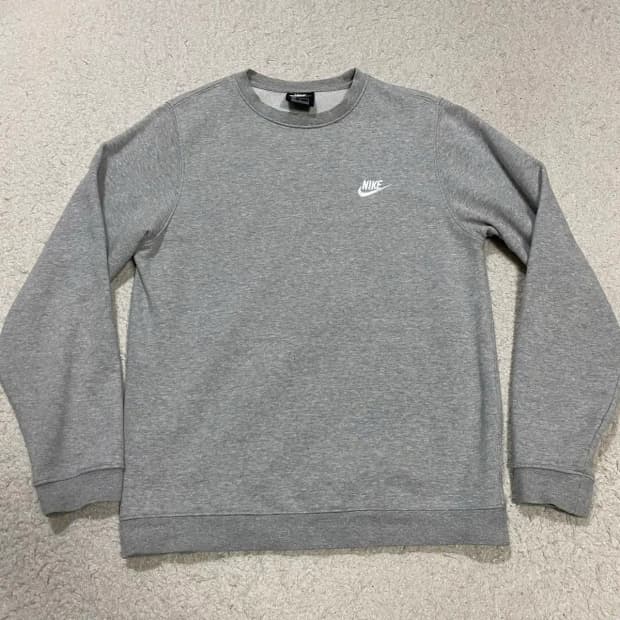 나이키 맨투맨 그레이 L 100