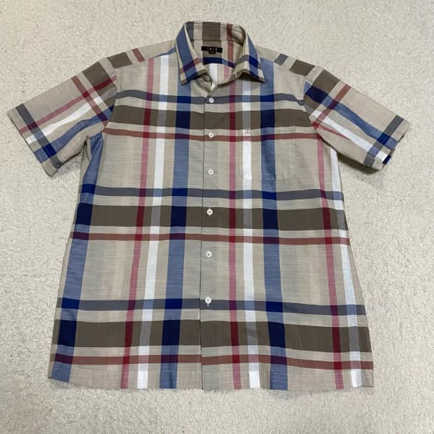 닥스 반팔 셔츠 체크 105