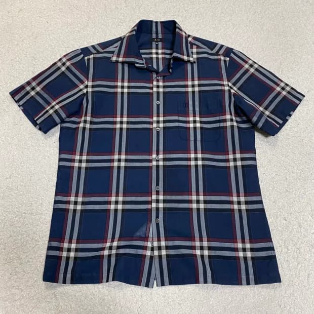 닥스 반팔 셔츠 체크 100