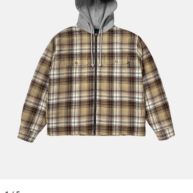 라브로스 Plaid Shirt Jacket 후집 사이즈 교환