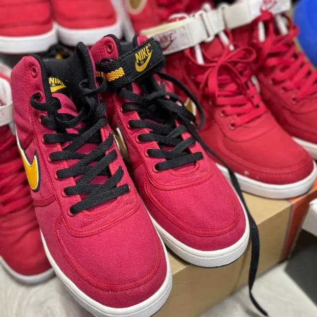 02년 레트로 나이키 반달 하이 빨/노 og