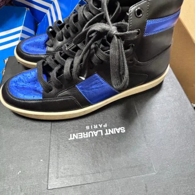 생로랑 로얄블루 하이탑