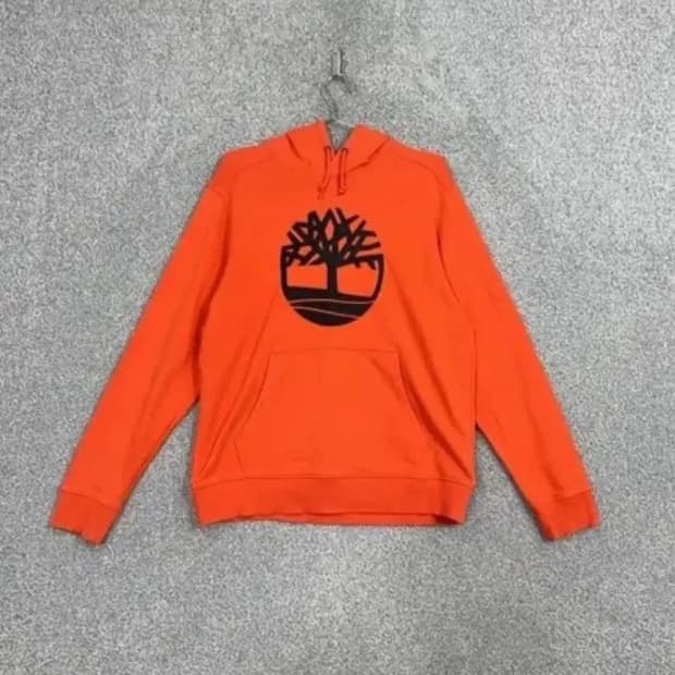 팀버랜드 오렌지색 후드티 L