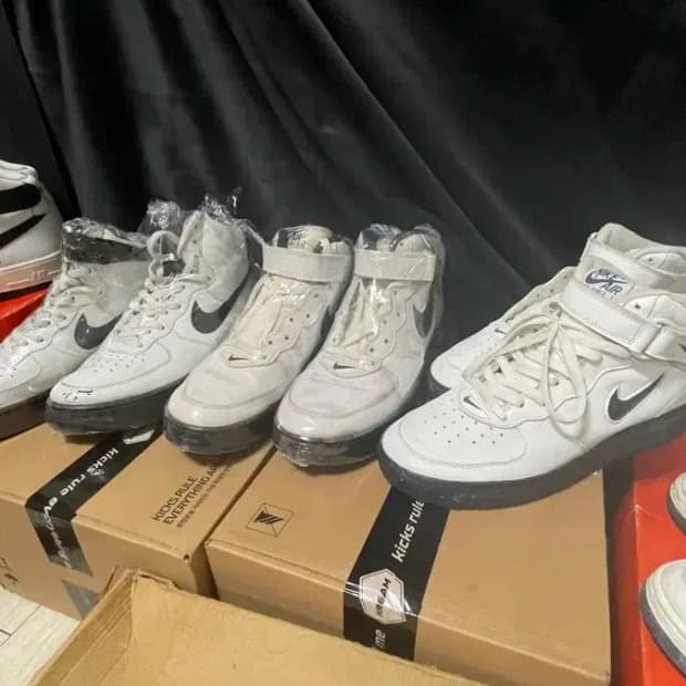 91년 나이키 에어 포스1  하이 레어 타이완 완창 하이 255