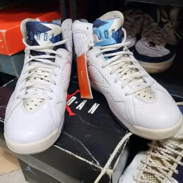 나이키 에어조던 7 레트로 2014 블루