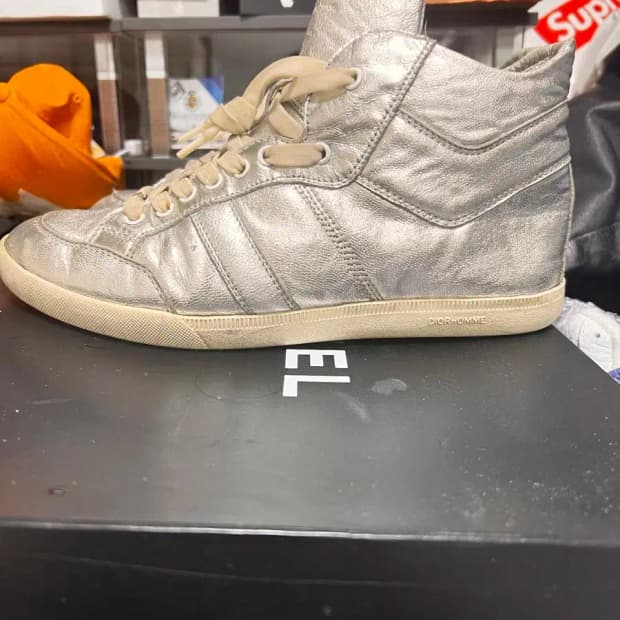 디올 옴므 실버 하이탑 에디슬리먼 41시이즈