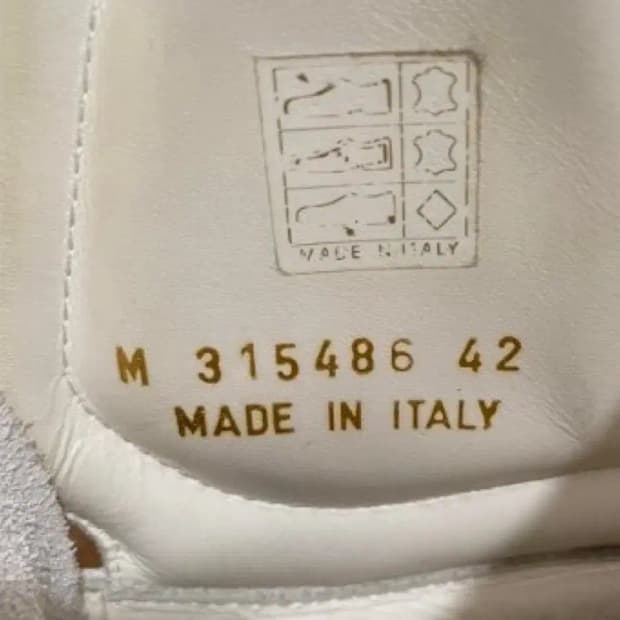 생로랑 화이트 클래식 램스 하이탑 42