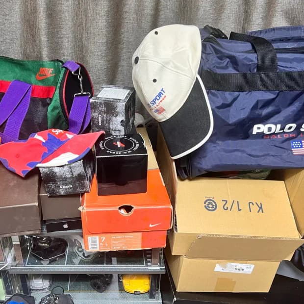 90s  폴로 스포츠 크로스 더블백