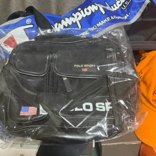 폴로 스포츠 블랙 메신저백 후기이벤트 상품