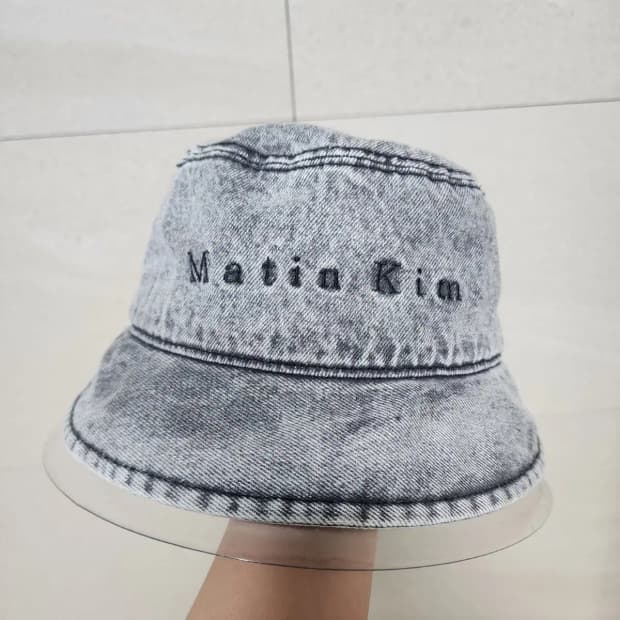 24 MATIN BLACK DENIM BUCKET HAT IN GREY