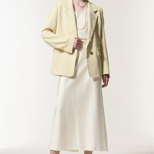 24 마인 오버사이즈 싱글 브레스티드 자켓