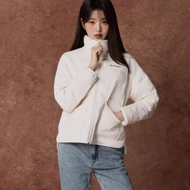 장원영착용 24 아이더 데일리 경량 여성 슬림다운 THERMOLOCK C