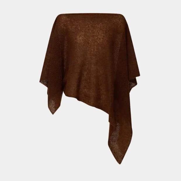 R2W 키드 모헤어 레이어링 판초