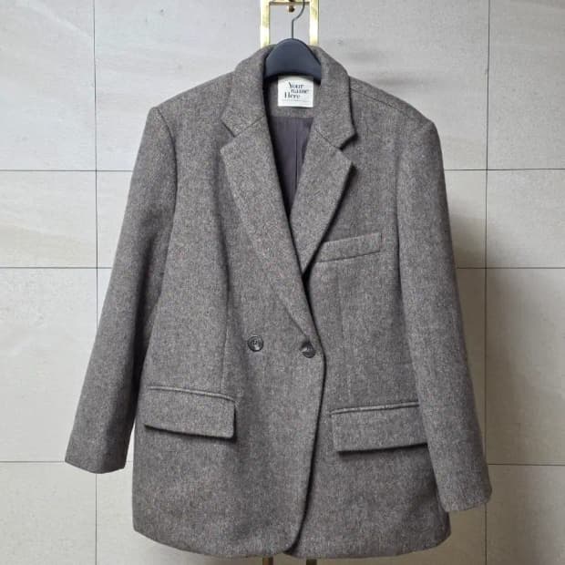 유얼네임히어 울 자켓