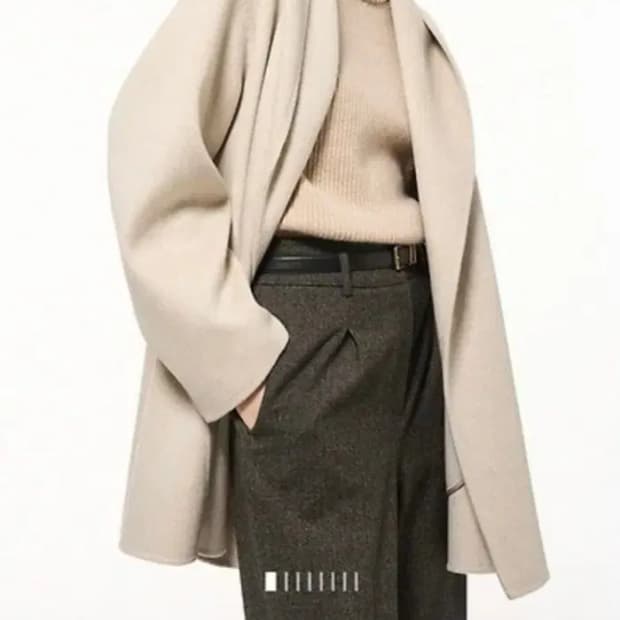 23 타임 캐시미어 블렌디드 핸드메이드 코트