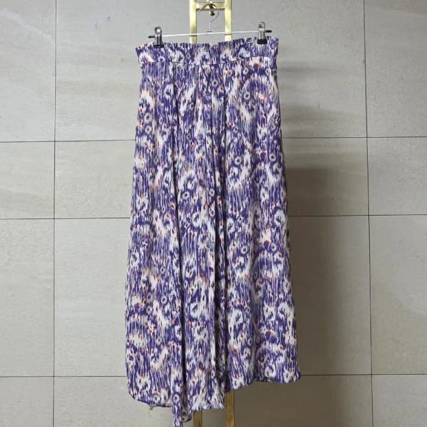 이자벨마랑 에뚜왈 패턴 롱 스커트