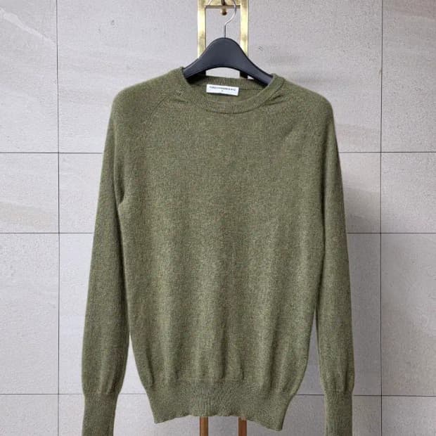 퓨어캐시미어 NYC 100% 캐시미어 라운드 니트