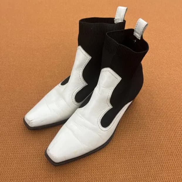 자라 ZARA 빈티지 앵글부츠 40 G04745